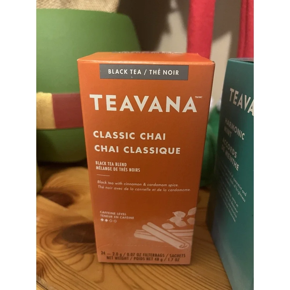 Starbucks Teavana Tea Lot Classic Chai Jasmine Citrus‎ Harmony Mint 24ct Each